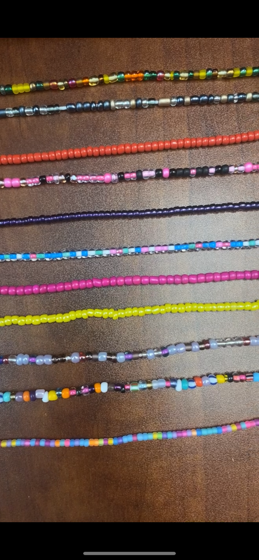 Tie-On Anklet or Bracelet (can also be stretchy)